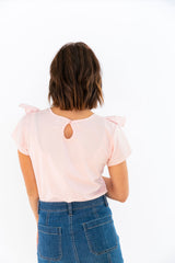 The Ruffle Top - Blush