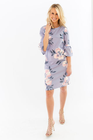 MINI - Caitlin Wilson Floral - Ruffle Bell Dress