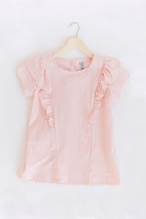 The Ruffle Top - Blush