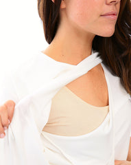 Shift Panel Dress - Off White