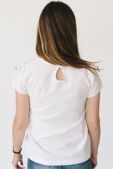 The Ruffle Top - White